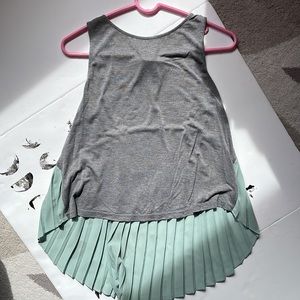 Urban Outfitters Sparkle & Fade Tank Top with pleated back Size Small